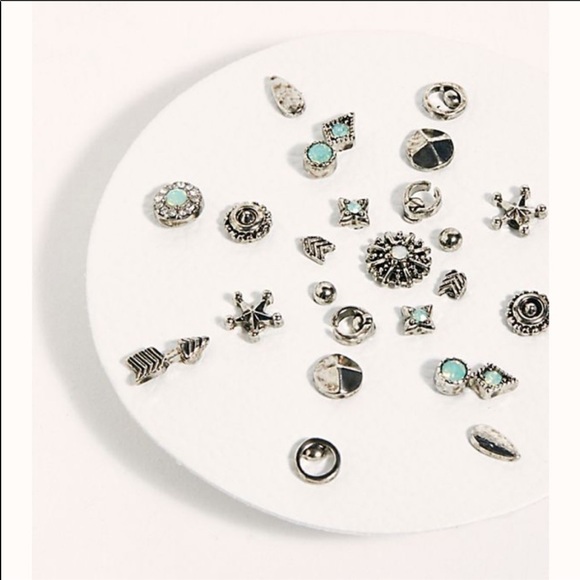 Free People Destination stud earring set silver - Picture 2 of 2